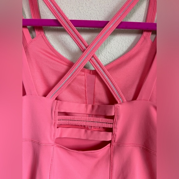 Lululemon Happy Strappy Athletic Tank Top in Pink Lemonade 12 L XL - Picture 7 of 12